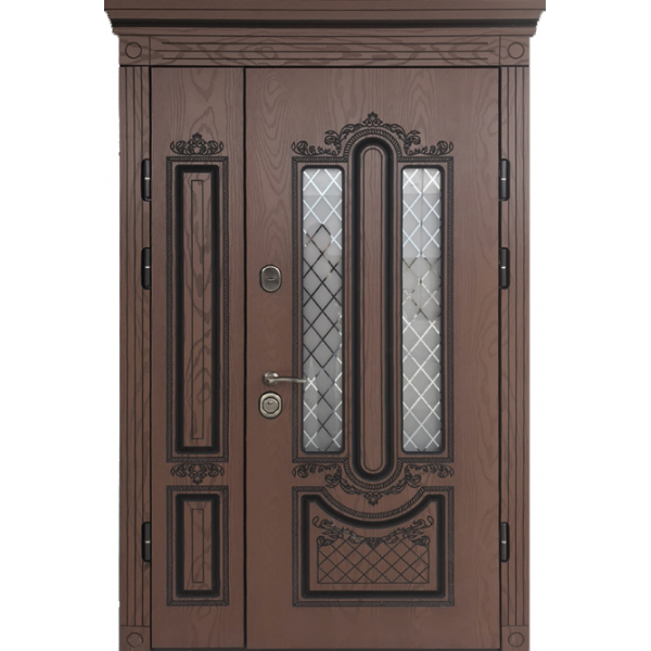 Двери входные бронированные полимерные Kronos Cottage 4605